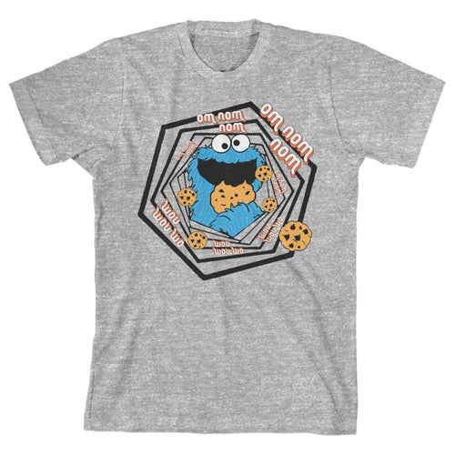 Boys Sesame Street Shirt Youth Cookie Monster Apparel