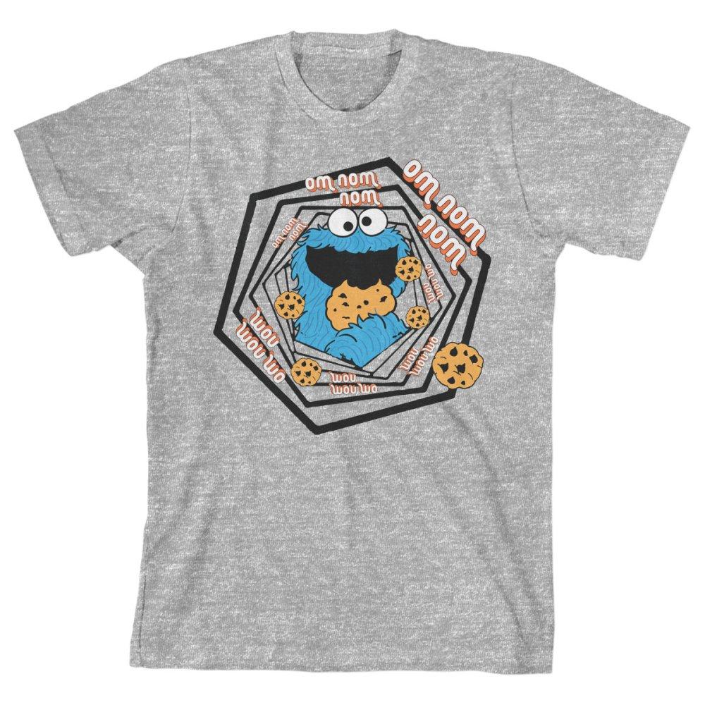 Boys Sesame Street Shirt Youth Cookie Monster Apparel