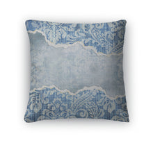 Load image into Gallery viewer, Throw Pillow, Torn Denim With Place For Text
