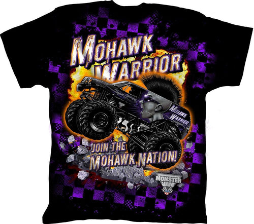Boys Mohawk Warrior Shirt Monster Jam Apparel