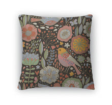Load image into Gallery viewer, Throw Pillow, Retro Floral Pattern