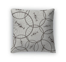 Load image into Gallery viewer, Throw Pillow, Bicycle Wheel