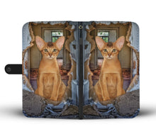 Load image into Gallery viewer, Abyssinian Cat 3D Print Wallet Case