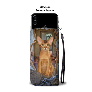 Abyssinian Cat 3D Print Wallet Case