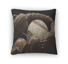 Load image into Gallery viewer, Throw Pillow, Baseball And Mitt Or Glove