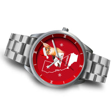 Load image into Gallery viewer, Abyssinian Cat California Christmas Special Wrist Watch