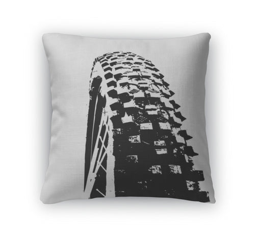 Throw Pillow, Bicycle Wheel
