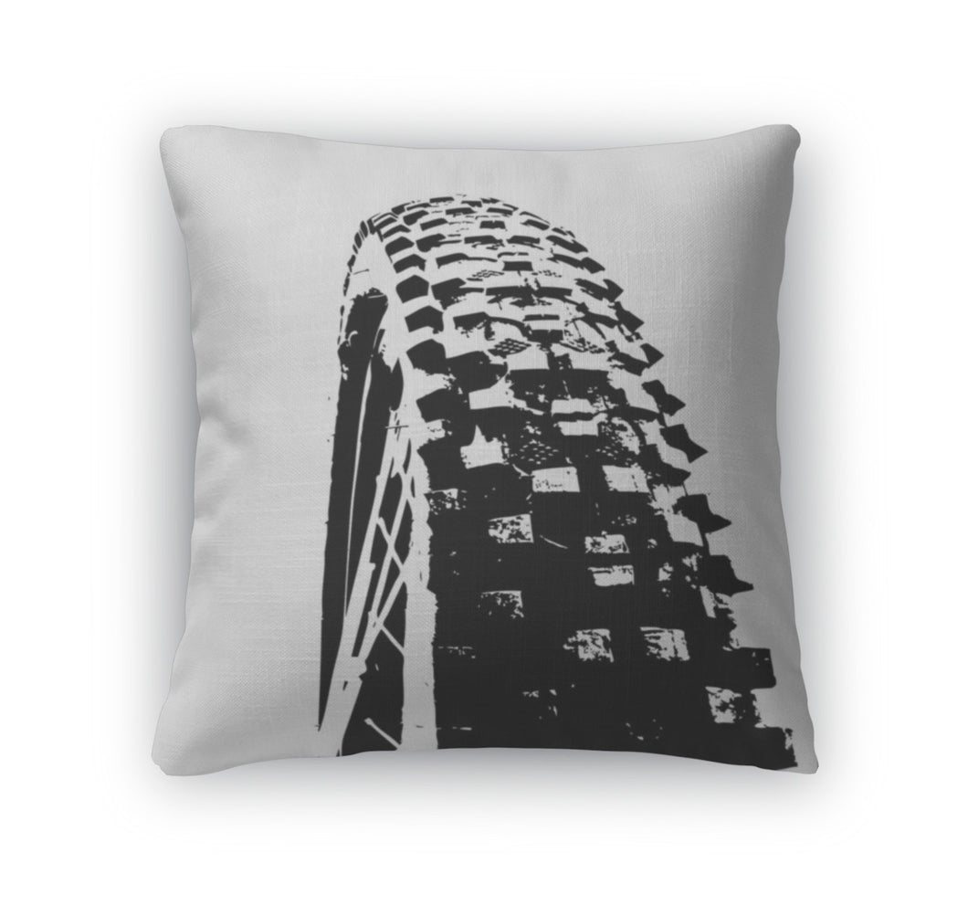 Throw Pillow, Bicycle Wheel