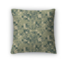 Load image into Gallery viewer, Throw Pillow, Digital Camouflage Pattern