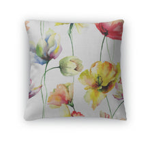 Load image into Gallery viewer, Throw Pillow, Pattern With Wild Flowers