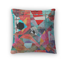 Load image into Gallery viewer, Throw Pillow, Old Abstract Watercolor