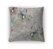Load image into Gallery viewer, Throw Pillow, Viola Flower Pattern