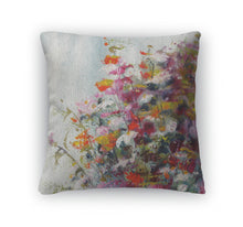 Load image into Gallery viewer, Throw Pillow, Pink And Red Flowers Art Painting