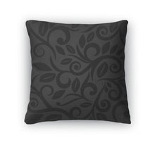Load image into Gallery viewer, Throw Pillow, Black And White Or Transparent Floral