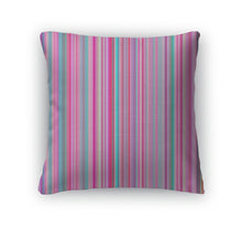 Load image into Gallery viewer, Throw Pillow, Bright Pink Color Stripes Abstract
