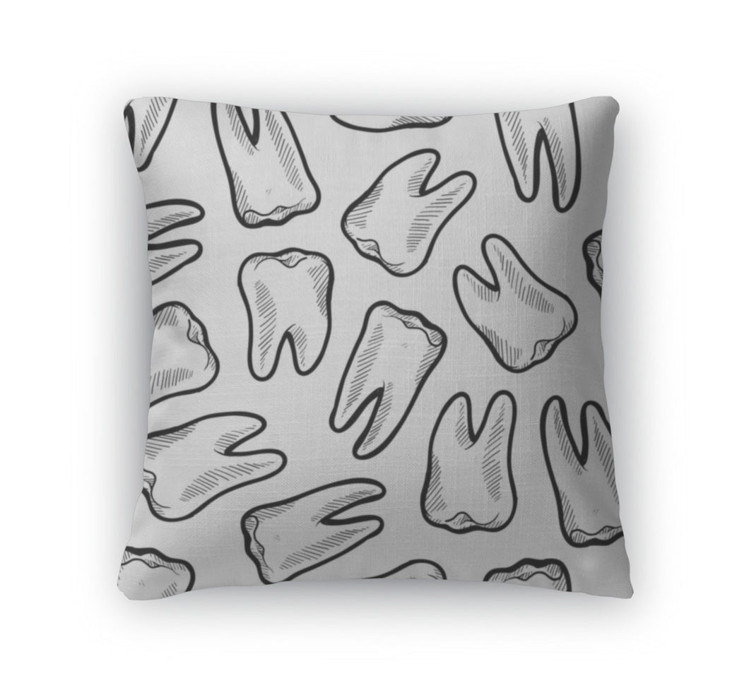 Throw Pillow, Tooth Or Dentistry