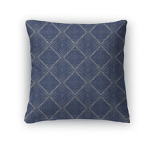 Load image into Gallery viewer, Throw Pillow, Ancient Dark Blue Plaid