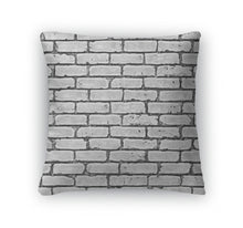Load image into Gallery viewer, Throw Pillow, Brick Wall Pattern