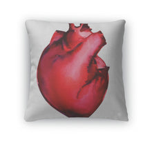 Load image into Gallery viewer, Throw Pillow, Human Heart Isolated On White
