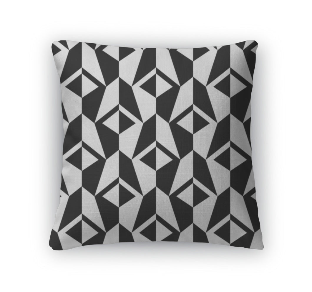 Throw Pillow, Geometric Pattern
