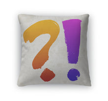 Load image into Gallery viewer, Throw Pillow, Hand Drawn Grunge Punctuation Marks