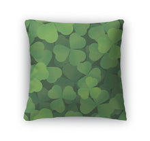 Load image into Gallery viewer, Throw Pillow, St Patricks Day Shamrock Pattern