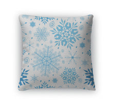 Load image into Gallery viewer, Throw Pillow, Snowflake Pattern