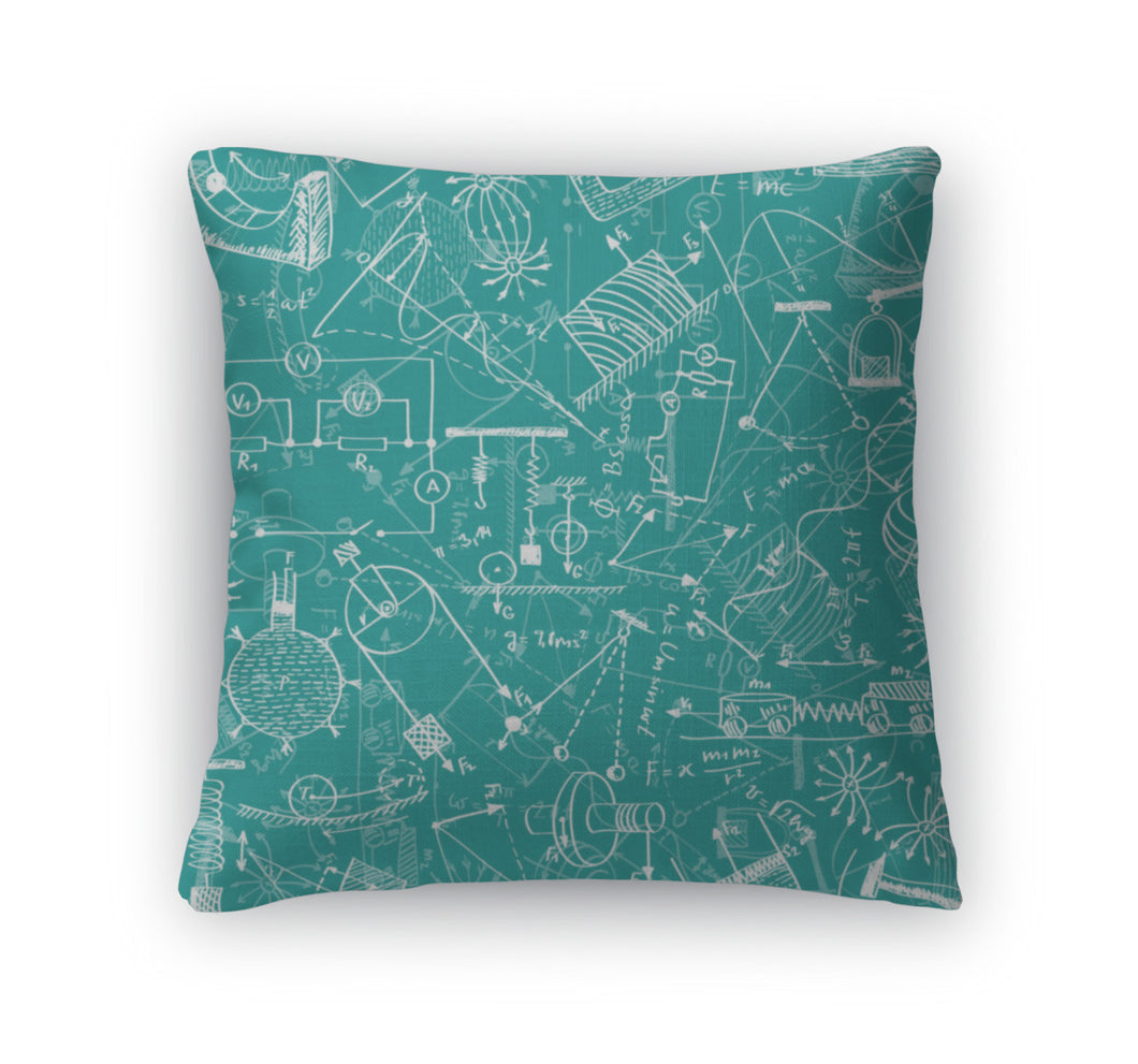 Throw Pillow, Physics Pattern