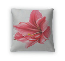 Load image into Gallery viewer, Throw Pillow, Beautiful Red Flower