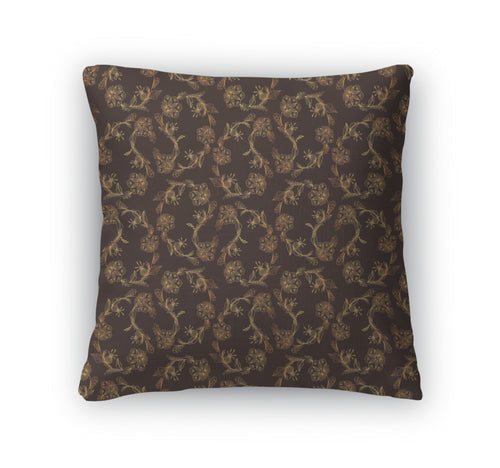 Throw Pillow, Abstract Indian Pattern