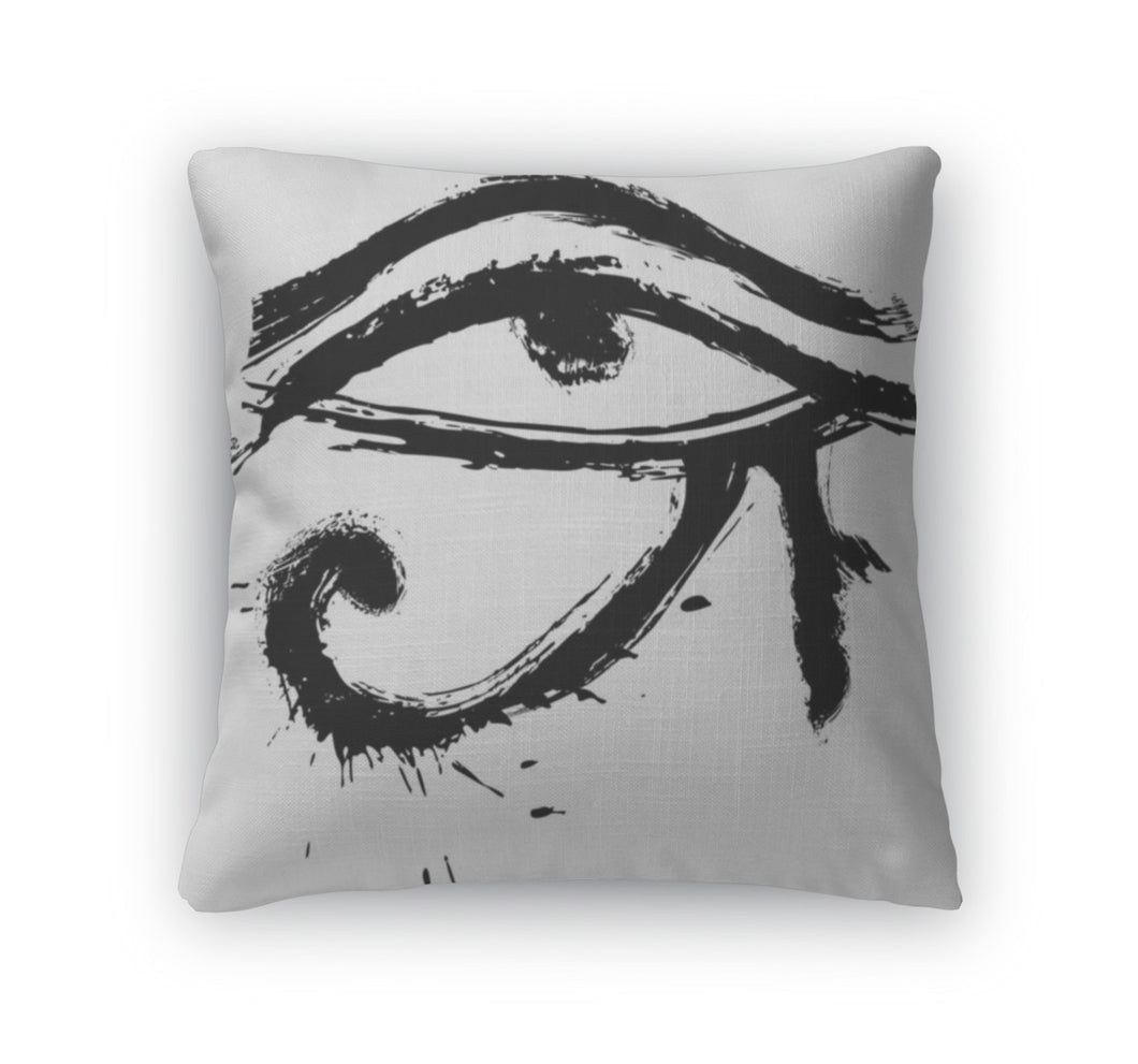 Throw Pillow, Eye Of Horus