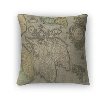 Load image into Gallery viewer, Throw Pillow, Old Map Of Scotland