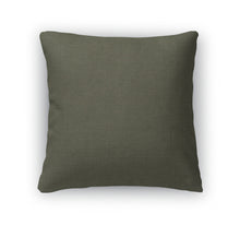 Load image into Gallery viewer, Throw Pillow, Dark Green Fabric