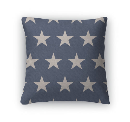 Throw Pillow, Patriotic Stars