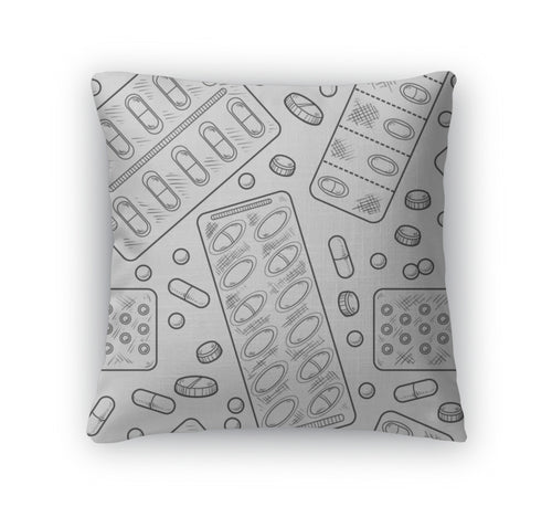 Throw Pillow, Pattern Medicine
