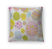 Load image into Gallery viewer, Throw Pillow, Easter Eggs