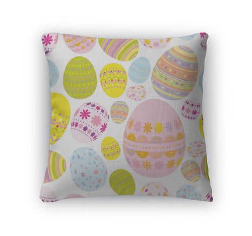 Throw Pillow, Easter Eggs