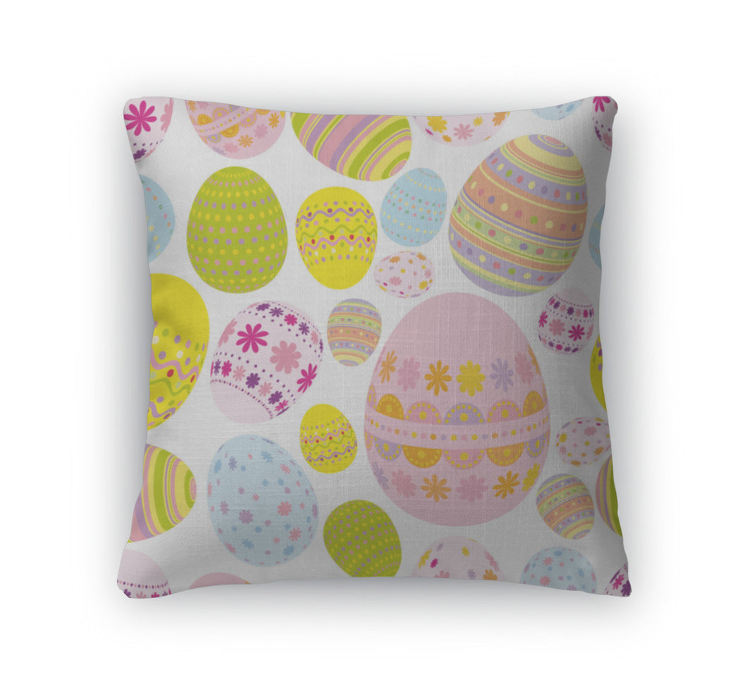 Throw Pillow, Easter Eggs