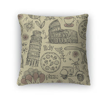 Load image into Gallery viewer, Throw Pillow, Italy