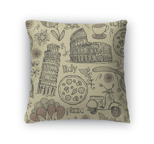Throw Pillow, Italy