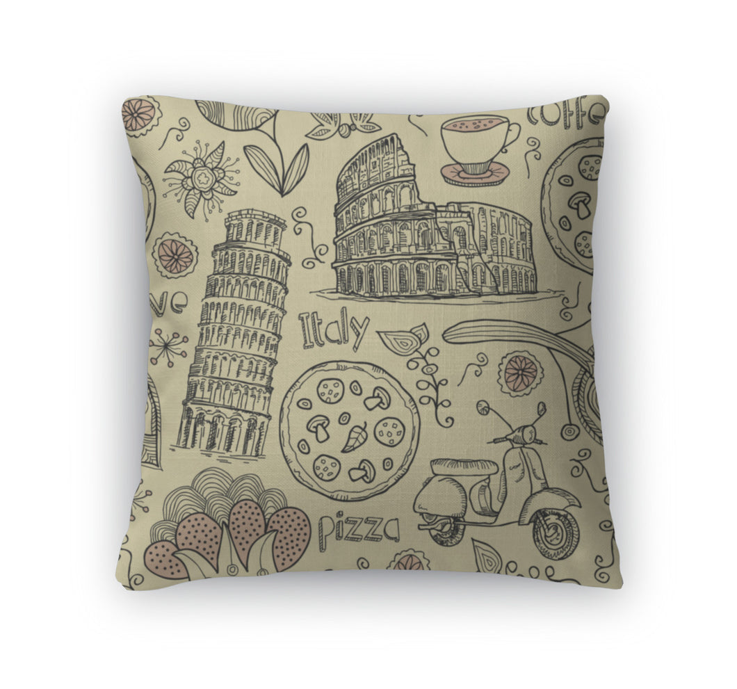 Throw Pillow, Italy