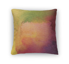 Load image into Gallery viewer, Throw Pillow, Abstract Watercolor Painted