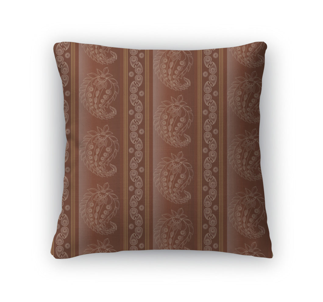 Throw Pillow, Paisley Pattern