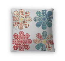 Load image into Gallery viewer, Throw Pillow, Set Of Four Quilt Flower