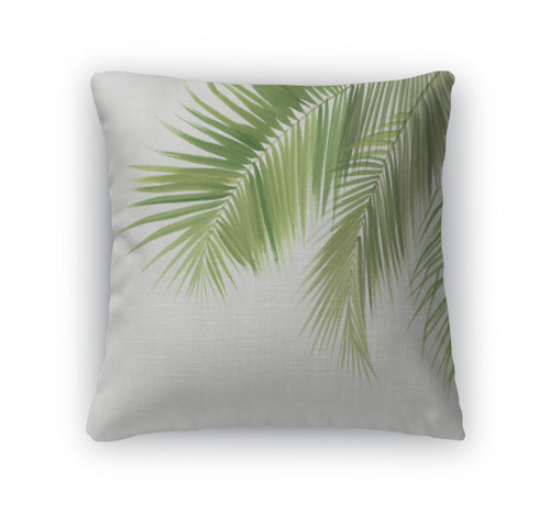 Throw Pillow, Palm Leaves Isolated