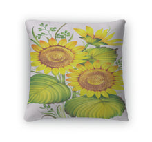 Load image into Gallery viewer, Throw Pillow, Sunflowers