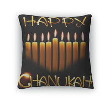 Load image into Gallery viewer, Throw Pillow, Happy Chanukah