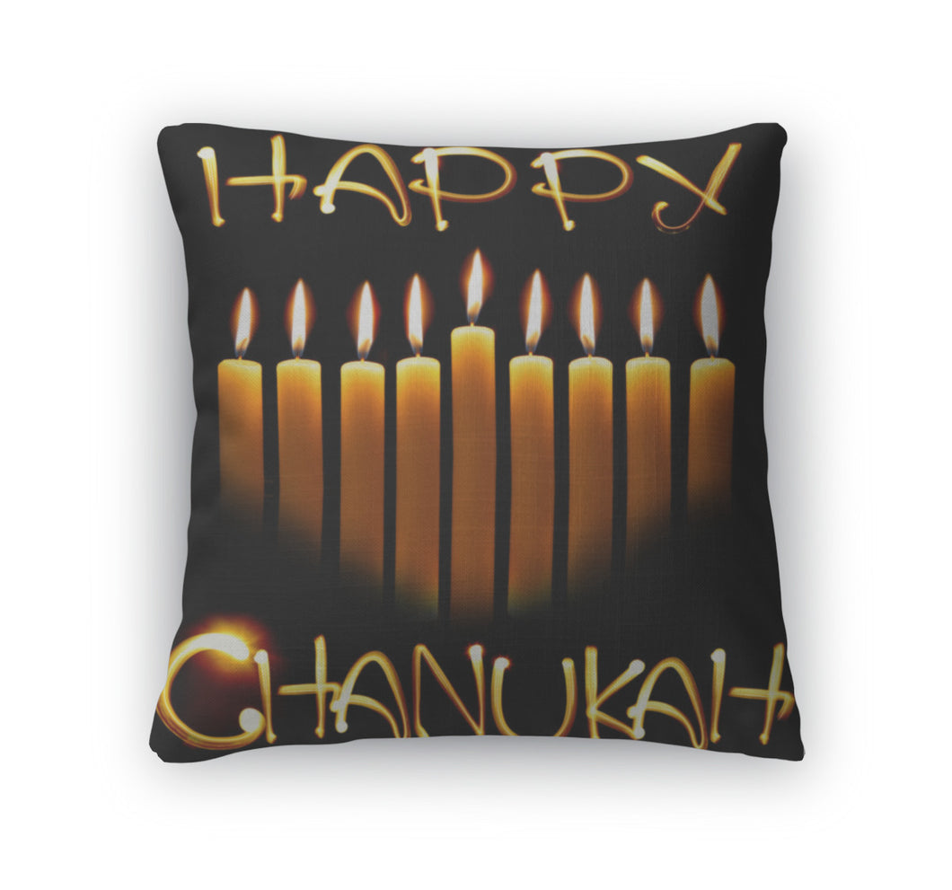 Throw Pillow, Happy Chanukah