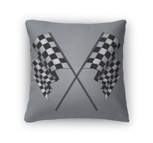 Load image into Gallery viewer, Throw Pillow, Checkered Flag