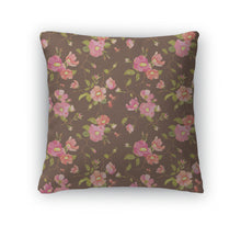 Load image into Gallery viewer, Throw Pillow, Roses Floral Shabby Chic Pattern
